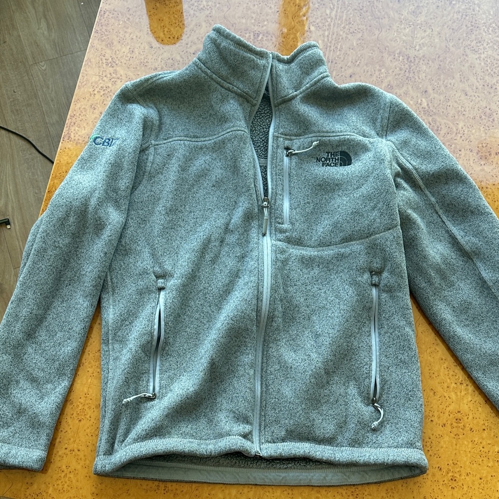 The North Face Light Gray Fleece Jacket